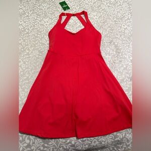 Harlara Red Halter Dress- NWT